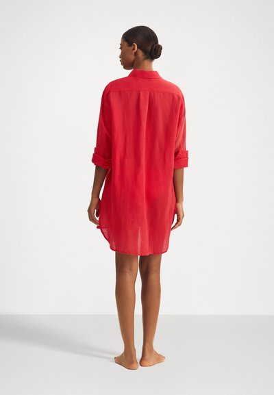 Polo Ralph Lauren BOYFRIEND SHIRT - Beach accessory - coral