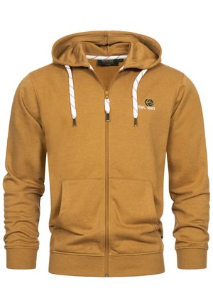 INDICODE JEANS, INHOWARD - Sweat zippé - bistre