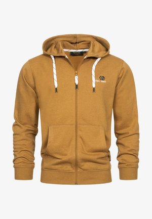 INDICODE JEANS, INHOWARD - Sweat zippé - bistre