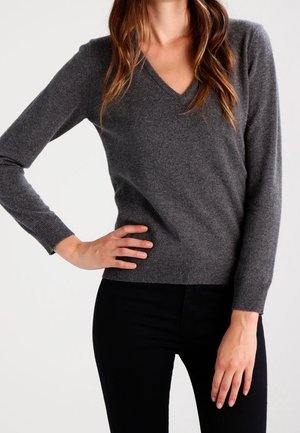 Strickpullover - anthracite