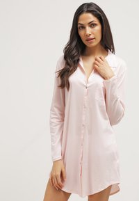 Hanro DELUXE - 1/1 ARM 90 CM - Camicia da notte - tender rose