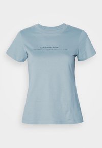 INSTITUTIONAL GRAPHIC SLIM TEE - T-shirts - lead