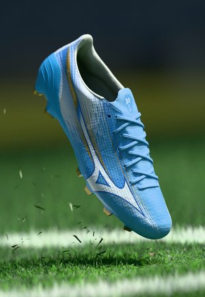 Mizuno MIZUNO ALPHA III ELITE UNISEX - Fußballschuhe für festen Untergrund - celeste/white