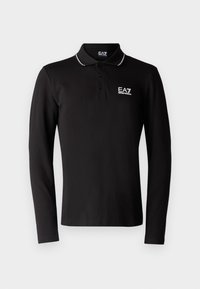 Top s dlhým rukávom - black