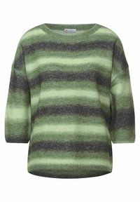 Street One Stickad tröja - green