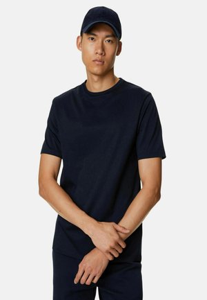 Marks & Spencer PURE COTTON - T-Shirt basic - dark navy