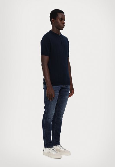 Ron Dorff TENNIS VERTICAL LINES - Polo - navy