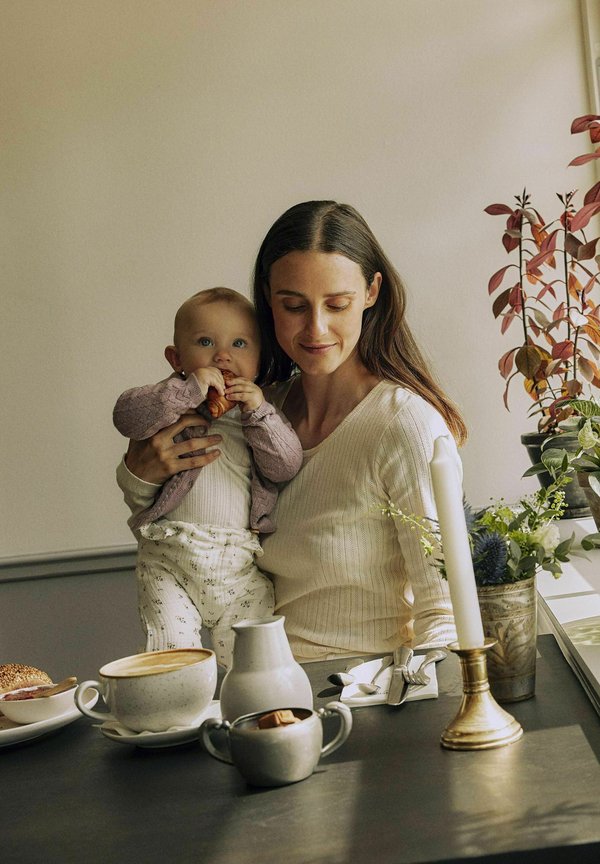 LANGARM - Strickjacke - elderberry