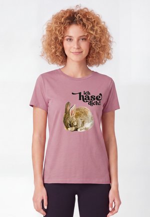 watapparel, ICH HASE DICH! - T-shirt imprimé - lilac dream