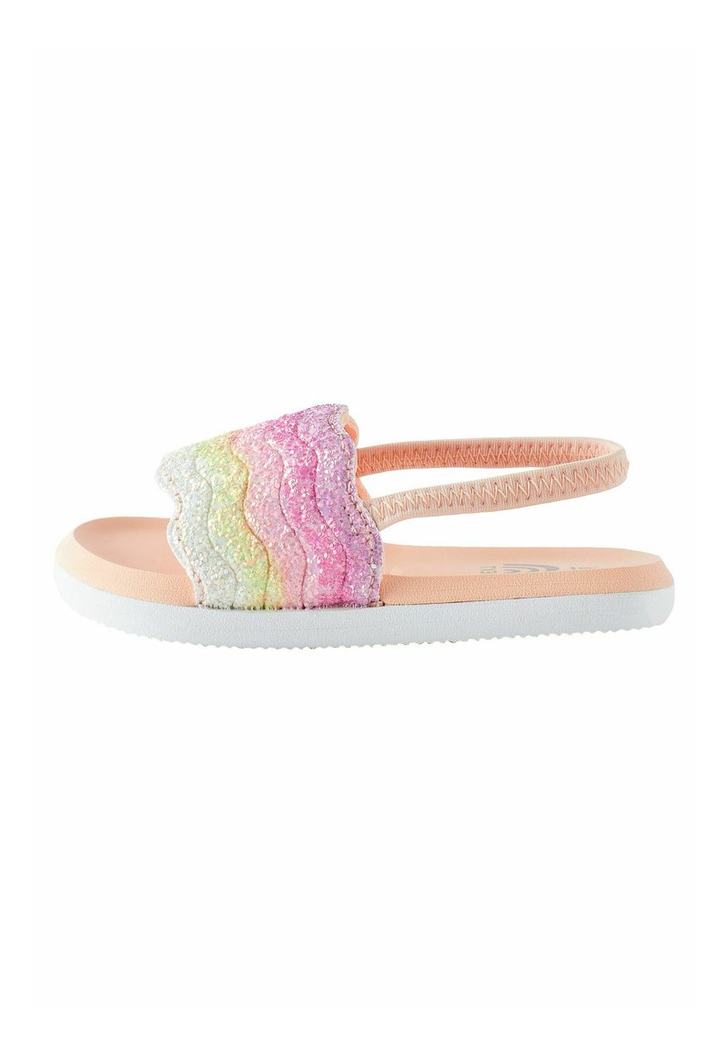 Next - RAINBOW SLIDERS-REGULAR FIT - Badslippers - multi glitter, Vergroten