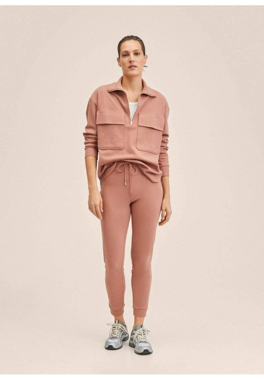Mango PIQUE - Pantalon de survêtement - pink/rose - ZALANDO.FR