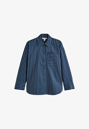 Next, Hemdbluse - navy white stripe