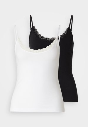 2 PACK - Tops - white/black