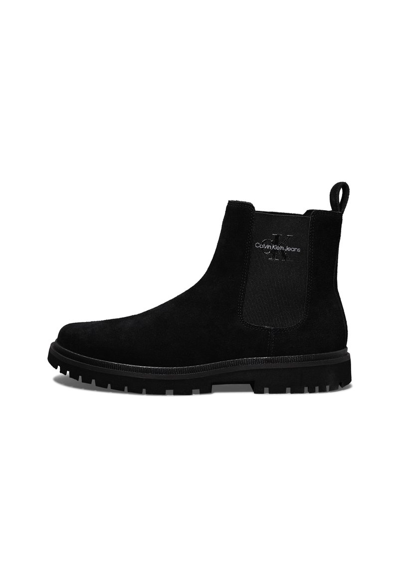 Calvin Klein Jeans EVA BOOT MID CHELSEA ICONIC - Klasične gležnjače - triple black