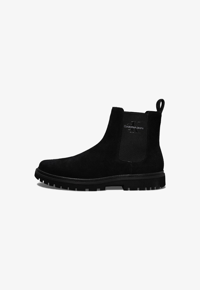 Calvin Klein Jeans EVA BOOT MID CHELSEA ICONIC - Klasične gležnjače - triple black