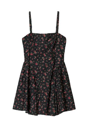 Bershka VOLUMINOUS STRAPPY - Day dress - brown