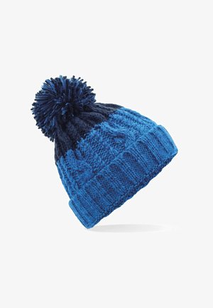 Neverless ZWEIFARBIG - Beanie - blau navy