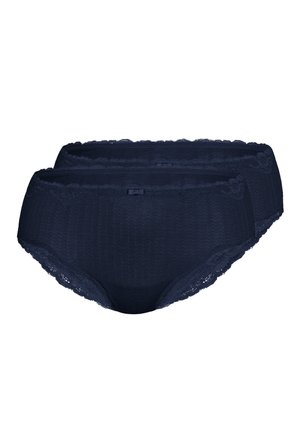 JACQUARD 2ER PACK - Slip - navy