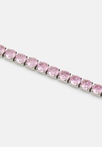 LIU JO TENNIS BRACELET ESSENTIAL - Rokassprādze - silver-coloured/pink