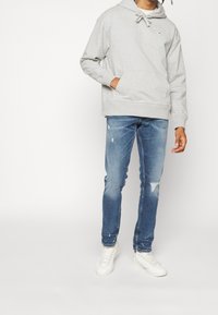 Tommy Jeans Felpa con cappuccio - mottled grey