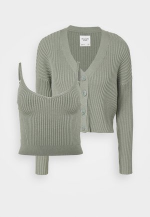BRAMI TWINSET - Cardigan - olive green