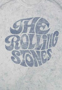 Paradiso Clothing THE ROLLING STONES LOGO DIP DYE - Print T-shirt - white