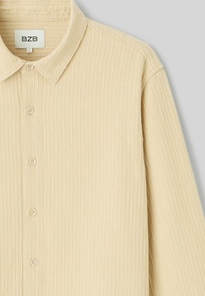 BZB, SUR RELIÉFÉE - Chemise - blanc cassé