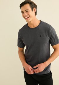 Next Pizsamák - grey black fine stripe
