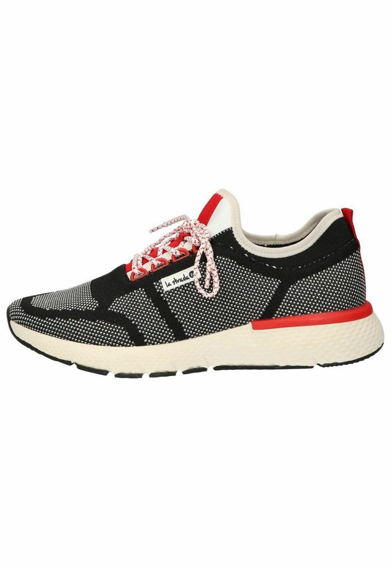 La Strada Sneakers laag - black white red