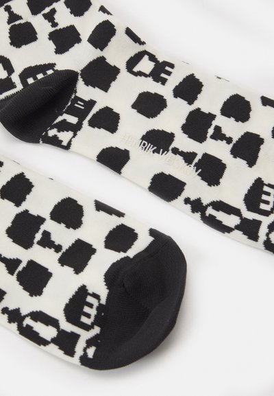 Henrik Vibskov Κάλτσες μέχρι το γόνατο - black/white gambit