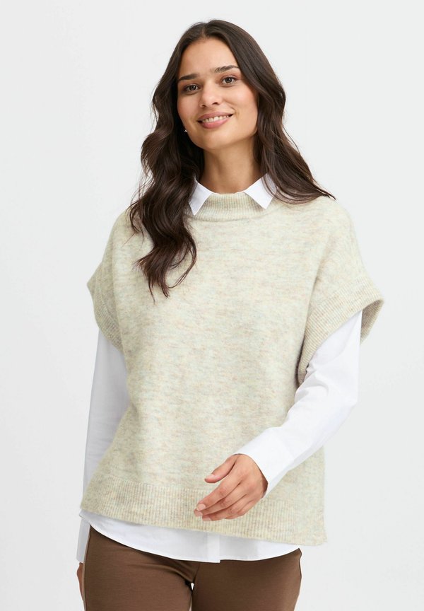 FRSANNY - Basic T-shirt - limestone melange