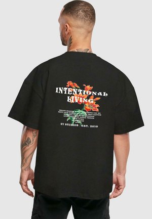 Print T-shirt - black