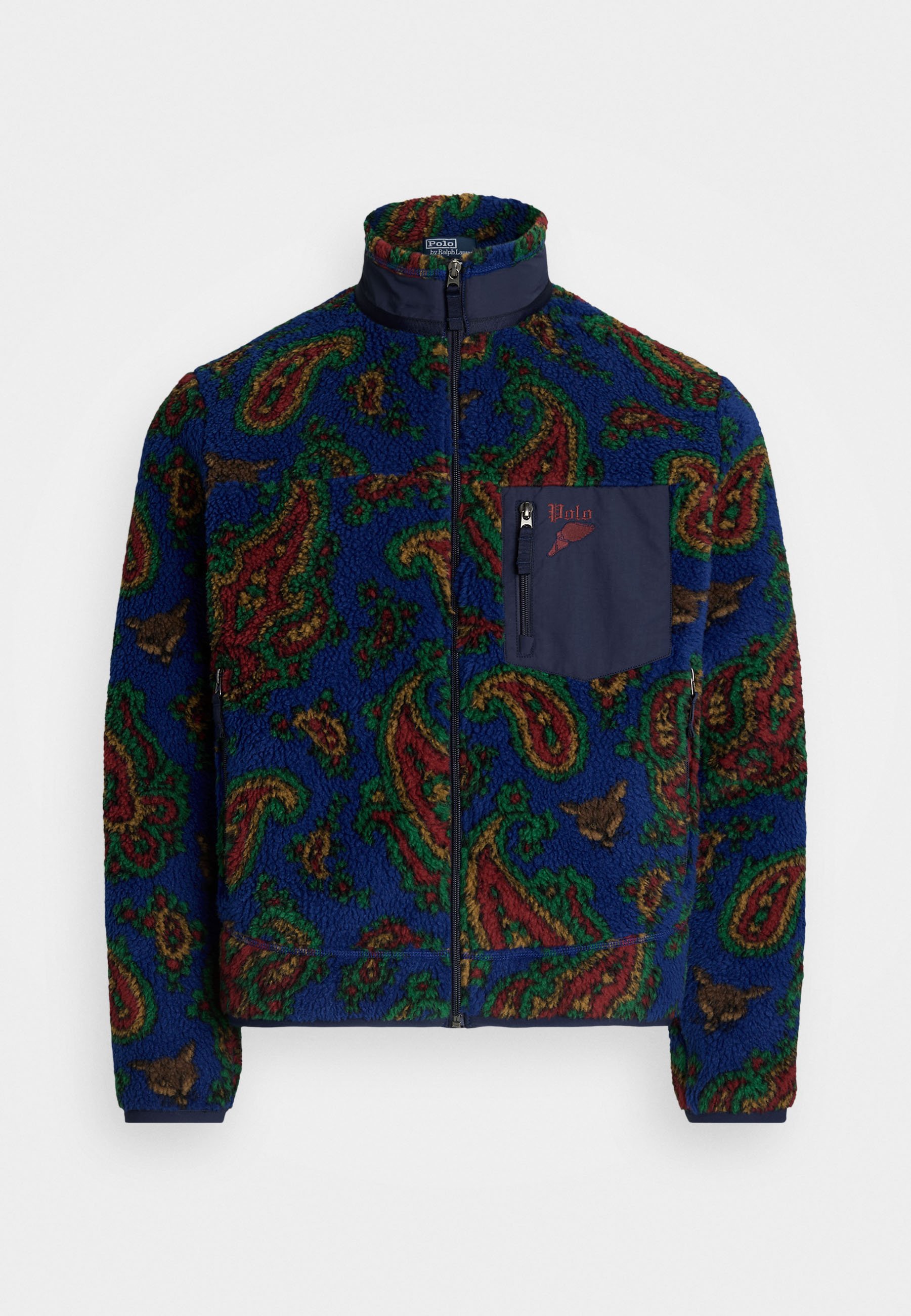 Polo Ralph Lauren PAISLEY PILE FLEECE JACKET - Fleece jacket