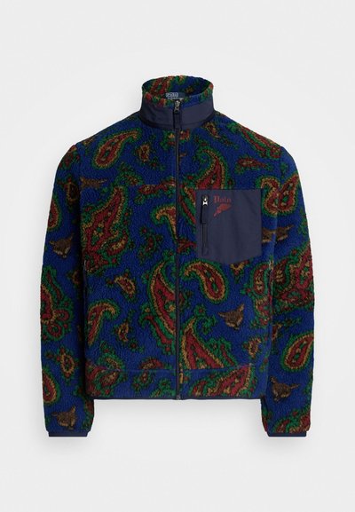 Polo Ralph Lauren PAISLEY PILE FLEECE JACKET - Fleece jacket - royal combo