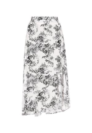 usha, A-snit nederdel - white black