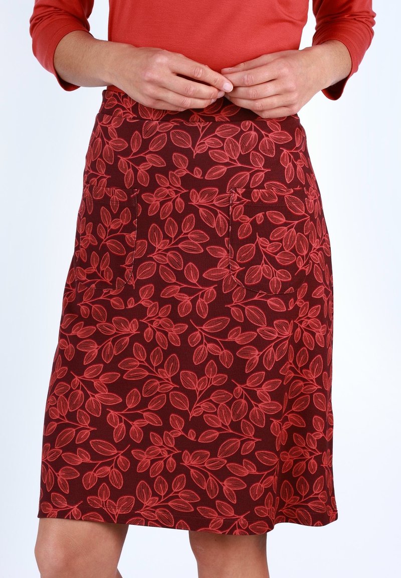 Lykka du Nord OLIVIA - A-Linien-Rock - dark grape