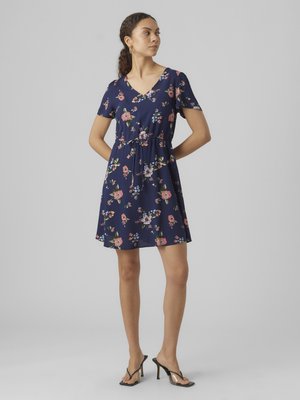 Vero Moda VMEASY SHORT DRESS  - Φόρεμα ημέρας - dark blue