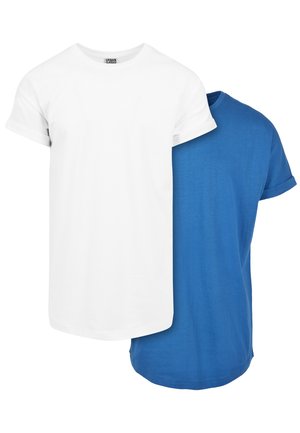 PRE-PACK LONG SHAPED TURNUP 2-PACK - Camiseta básica - white sporty blue