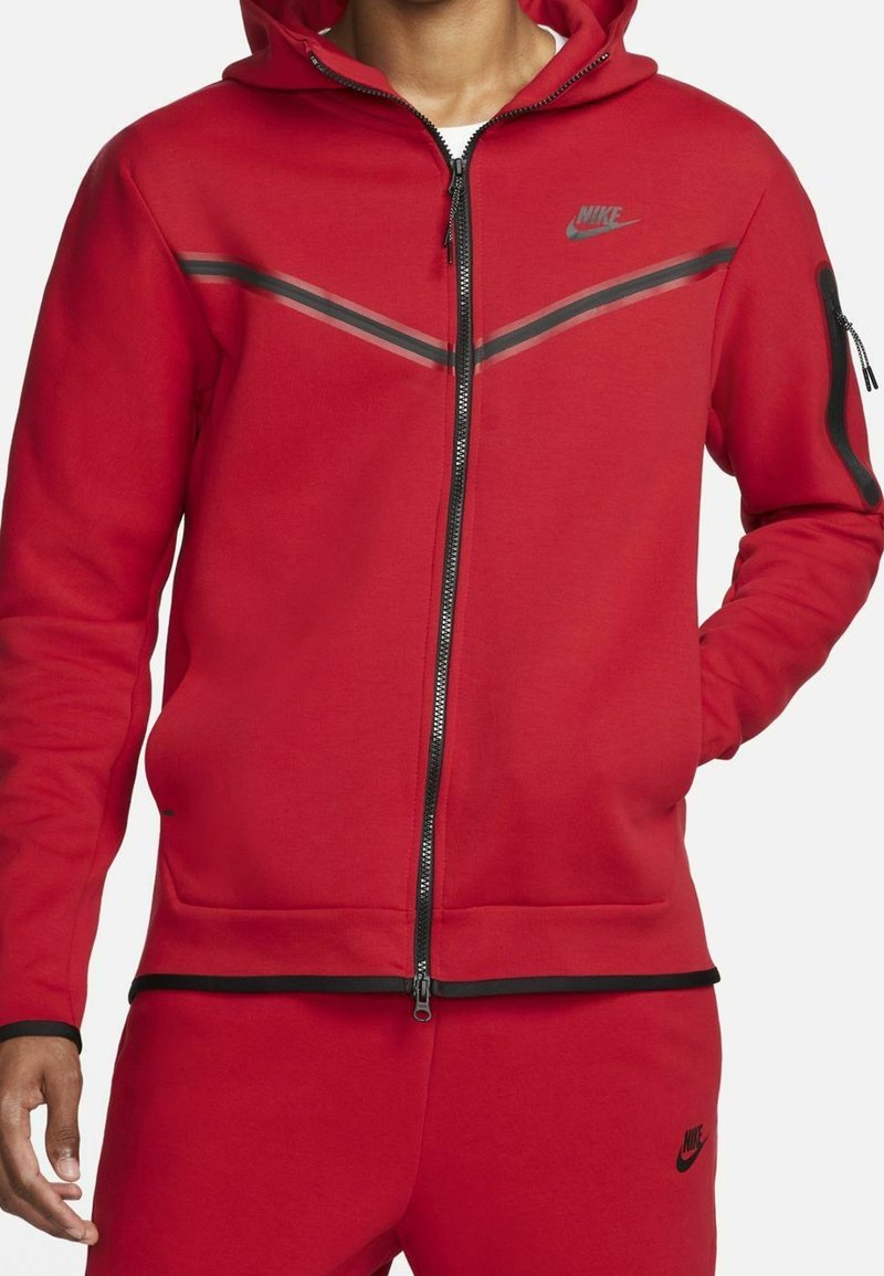 Nike Sportswear Tröja med dragkedja - red