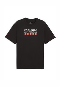 F1 DTS GRAPHIC - T-shirt con stampa - puma black