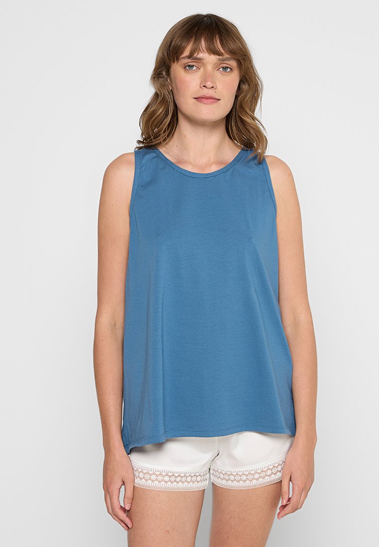 Sloggi Pyjamashirt lichtblauw