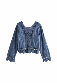 Unselected, blue chambray
