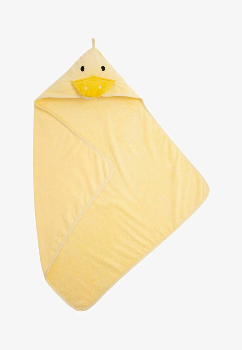 JoJo Maman Bébé HOODED FOX STANDARD - Vonios rankšluostis - duck
