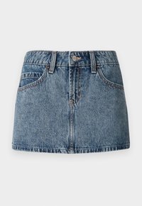 MINI VENICE  - Denimová sukňa - light blue denim
