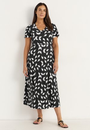 PATTERNED - Hverdagskjole - black