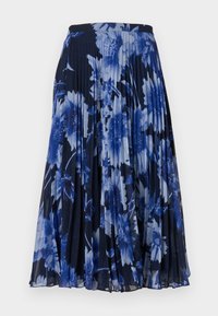 MIDI SKIRT - Pleated skirt - indigo