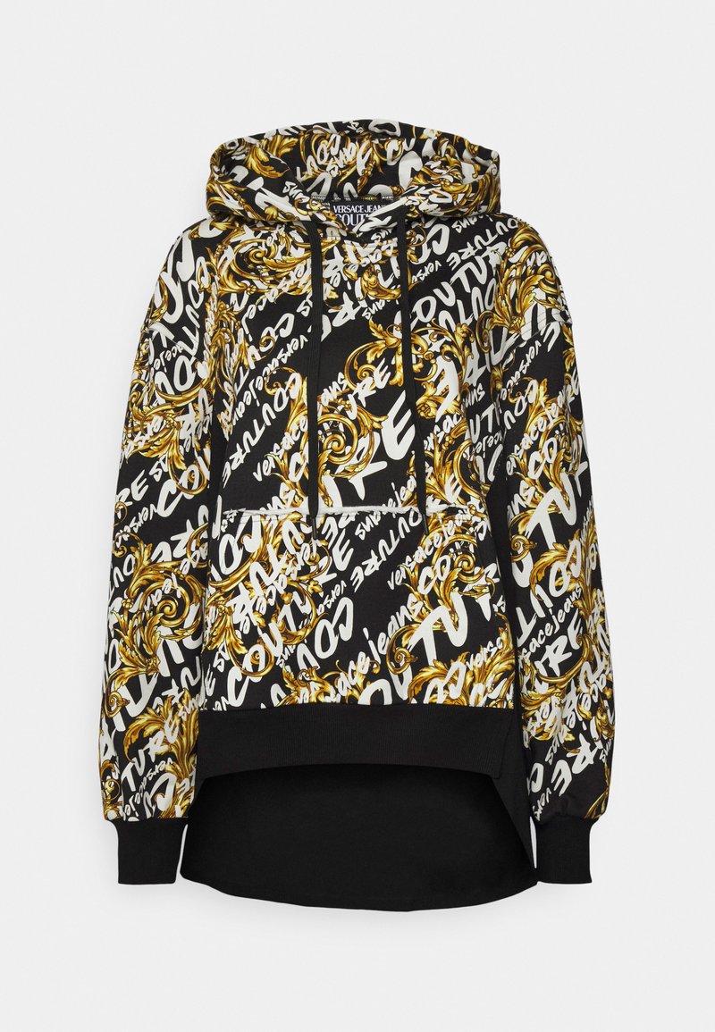 Damen Sweatshirts | Versace Jeans Couture FELPA GARZATA LOGO BRUSH COUTURE Kapuzenpullover black/schwarz - GR93539 Damen Sweatshirts | Versace Jeans Couture FELPA GARZATA LOGO BRUSH COUTURE Kapuzenpullover black/schwarz - GR93539