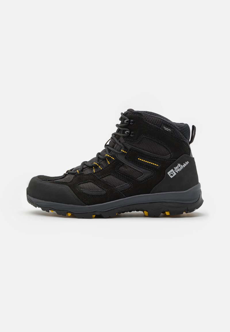 Jack Wolfskin - VOJO 3 TEXAPORE MID - Zapatillas de senderismo - black/burly yellow, Ampliar