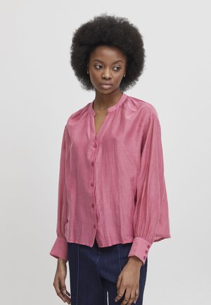 IRTHEA SH - Button-down blouse - red violet