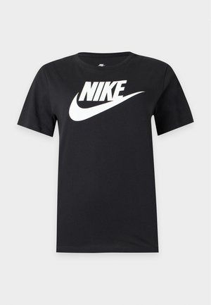 Nike Sportswear, CLUB TEE - Nyomott mintás póló - black